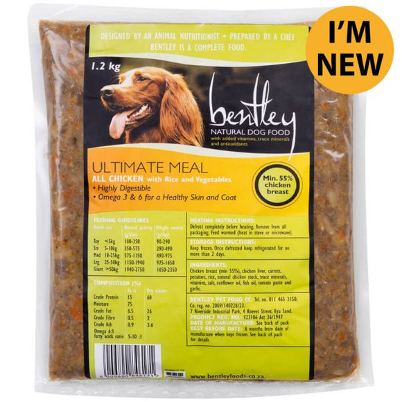Bentleys Ultimate high protein dog food 1.2kg