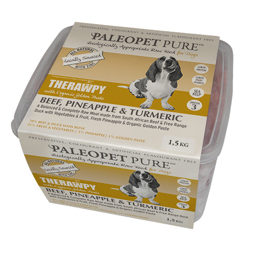 PaleoPet Pure THERAWPY Beef, Pineapple & Turmeric Meal