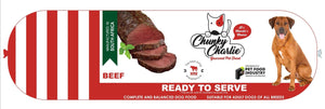 Chunky Charlie Dog food rolls 500g