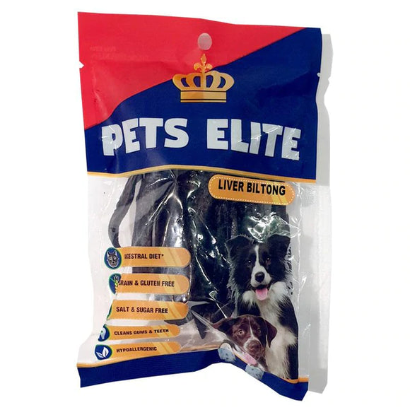 Pets Elite Liver Biltong 100G