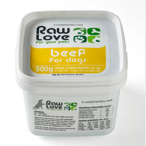 Raw Love Beef Meal For Dogs
