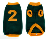 Kunduchi Green Sporty Dog Jersey - Size00-Size 14