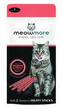 Meow More Salmon and Trout cat treat sticks 15g (3pcs)