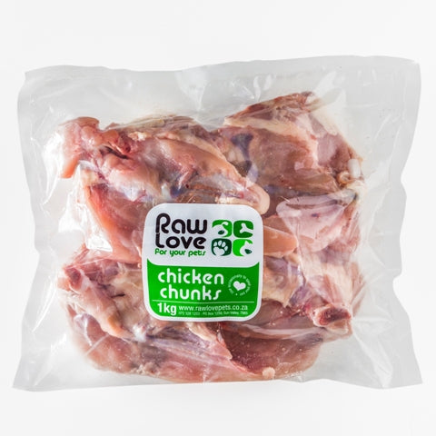 Raw Love Chicken Chunks 1kg
