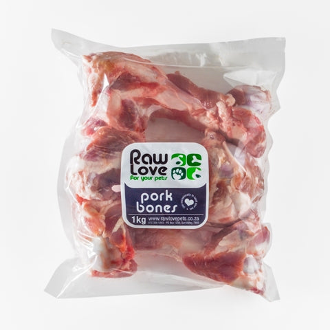 Raw Love Pork Bones 1kg