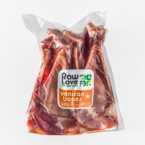 Raw Love Venison Shoulder Bones 500g