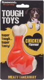 Rosewood Tough Toys Meaty Takeaway Chicken Leg Large 18Cm