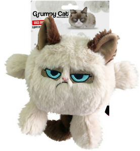 Grumpy Cat Head Dog Toy