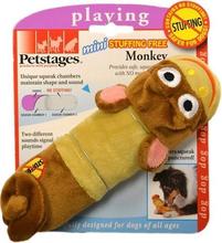 Petstages Lil Squeak Monkey Stuff Free